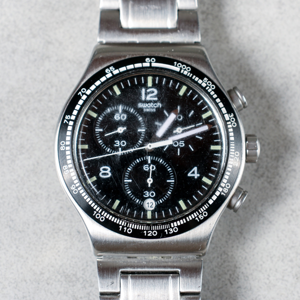 Armbandsur, Swatch, kronograf, Ø43mm