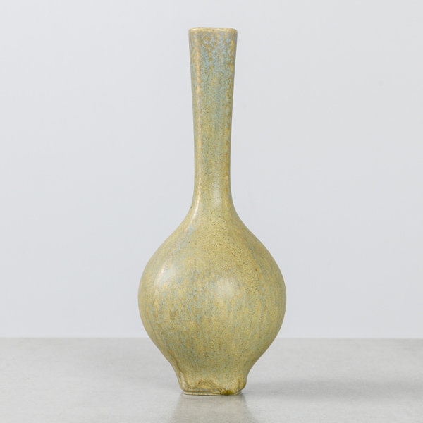 Vas, Gustavsberg, harpälsglasyr, 3-sortering, 1900-talets mitt