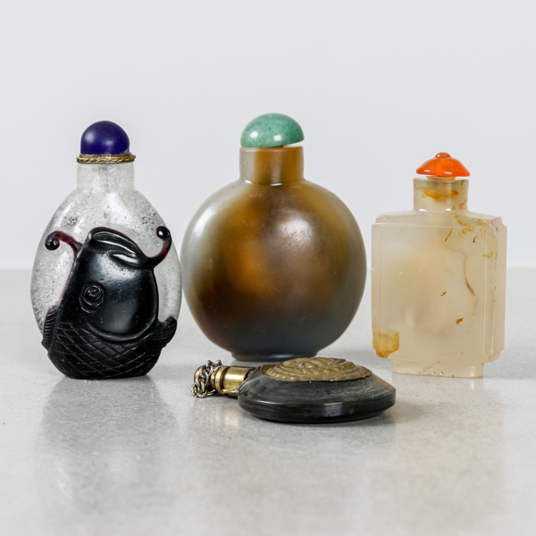 Snusflaskor, 4 st, orientaliskt