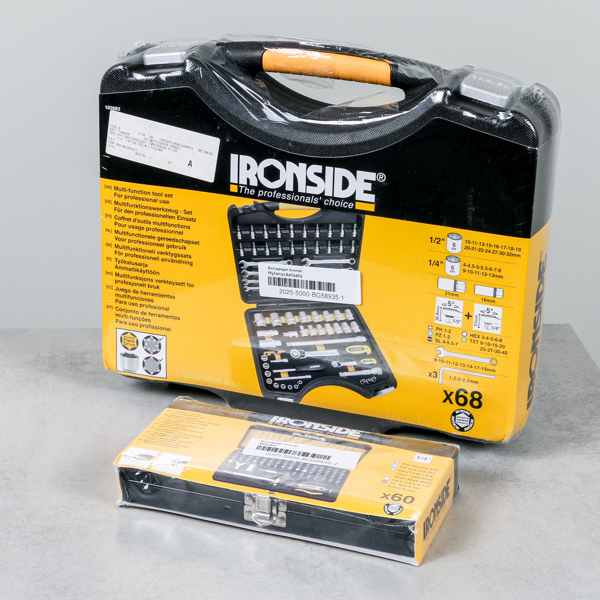 Hylsnyckelsats och Bitssats, Ironside, oanvända