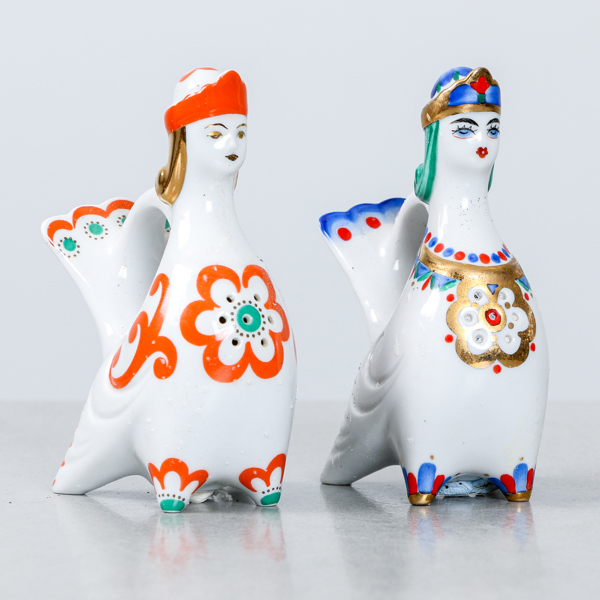 Salt- & Pepparkar, porslin, Lomonosov, USSR