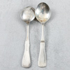 Kaffeskedar, 12st, silver, "Rosenholm", 147g
