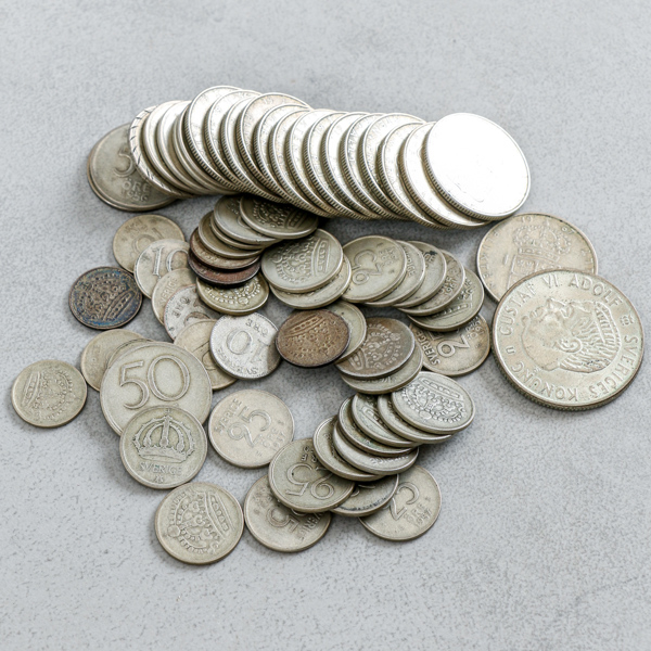 Mynt, 66st, Sverige, silver