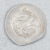 Mynt, Sassanidisk drachm, Khusro II, 590-628 e.kr., silver