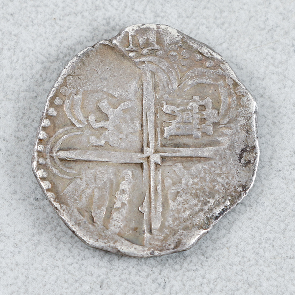 Mynt, 4 Reals, silver, Spansk kolonial real