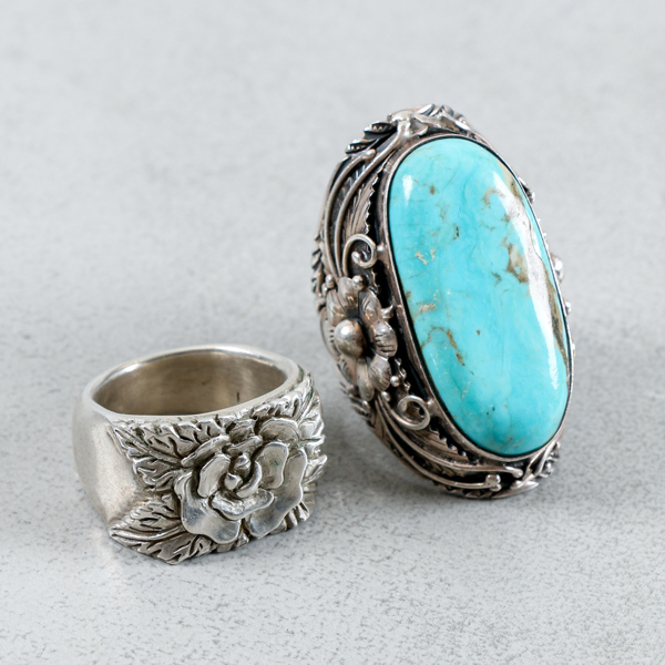 Ringar, 2st, silver, 62g