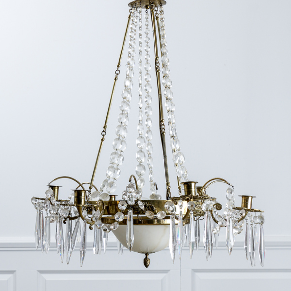 Taklampa, empirestil, omkring sekelskiftet 18-/1900