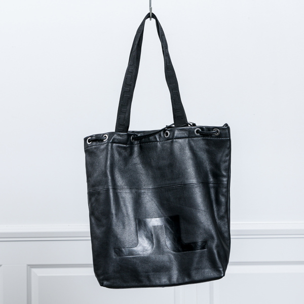 J. Lindeberg, väska "S-bag", läder, oanvänd