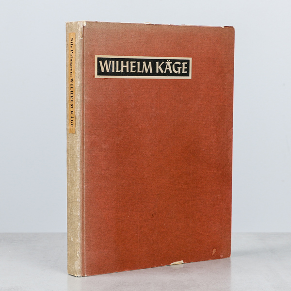 Bok, med dedikation av Wilhelm Kåge, "Wilhelm Kåge - Konstnär och Hantverkare", Nils Palmgren, Stockholm, år 1953