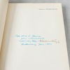 Bok, med dedikation av Wilhelm Kåge, "Wilhelm Kåge - Konstnär och Hantverkare", Nils Palmgren, Stockholm, år 1953