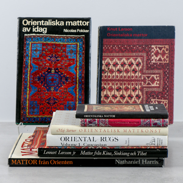  Böcker, om orientaliska mattor