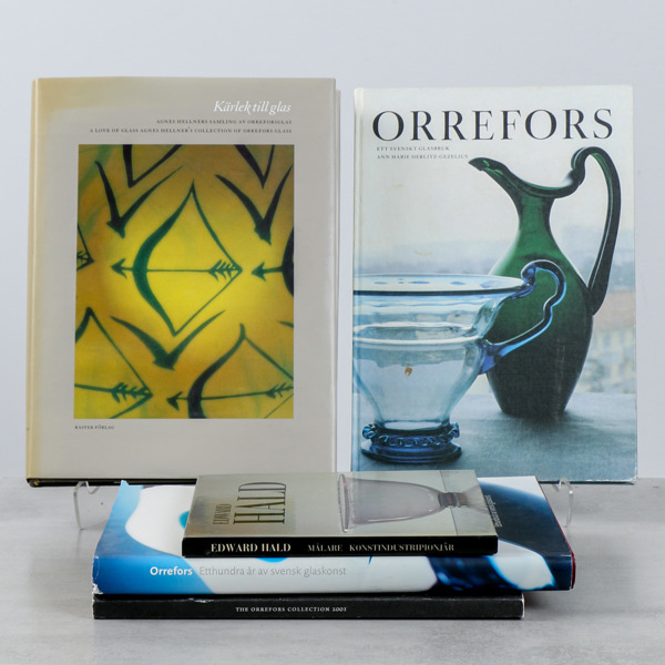 Böcker och häften, om Orrefors