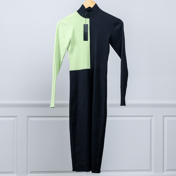 J. Lindeberg, klänning "Sophie Maxi Ribbed Knit Dress", dam strl S, oanvänd