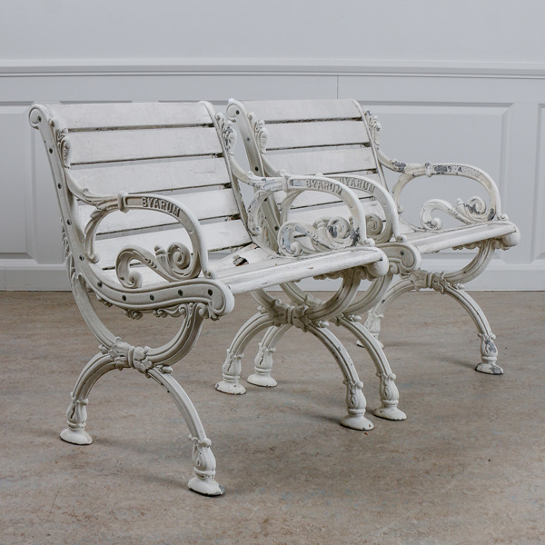 Byarum, Trädgårdsfåtöljer, ett par, 19/2000-tal