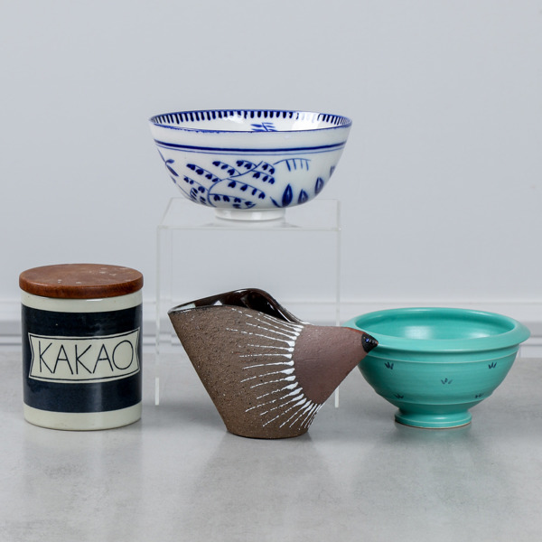 Keramik, 4 delar, bla "Kakao", Marianne Westman, Rörstrand