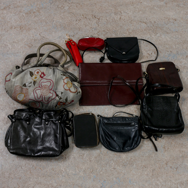 Handväskor, läder, 1980/90-tal