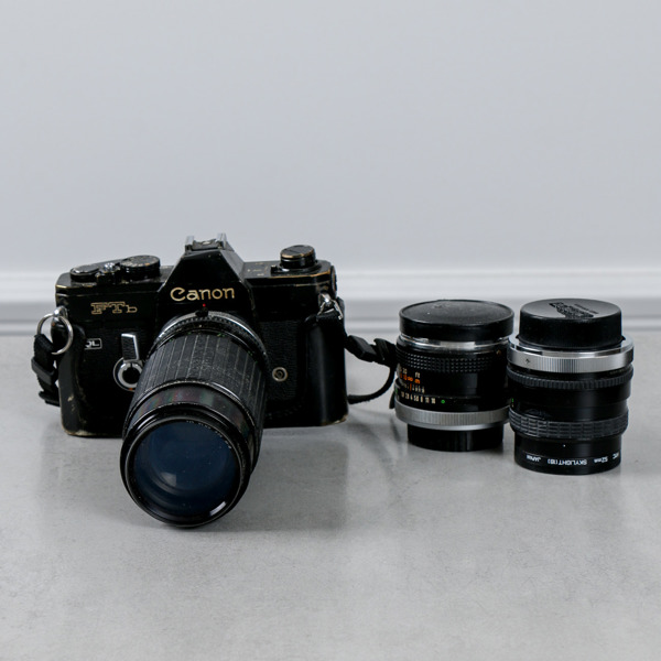 Systemkamera, Canon FTb, objektiv Sigma 80-200 mm