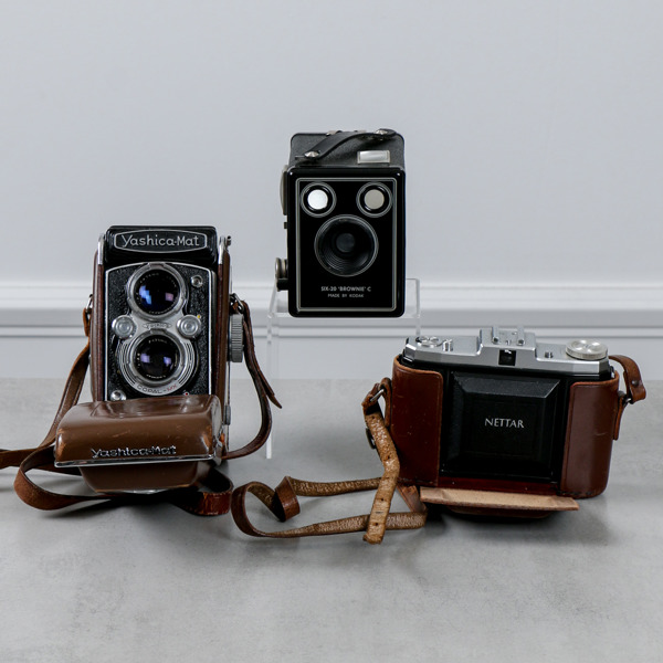 Kameror, Yashica-Mat, Six-20 Brownie och Nettar