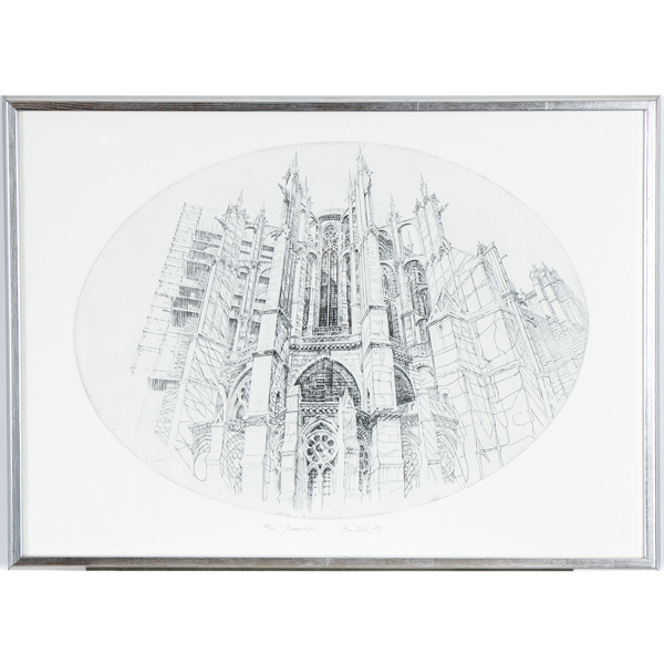 Christian Due, "Expansion", etsning, signerad