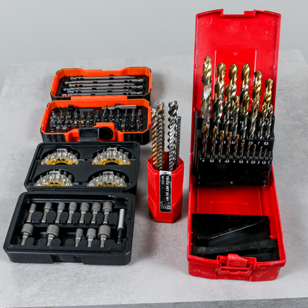 Bits och borr, Bahco, Hilti, mm