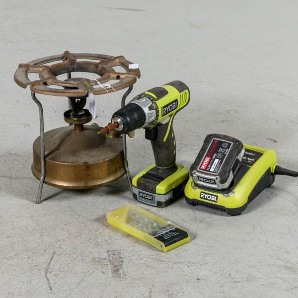 Spritkök och borrmaskin Ryobi