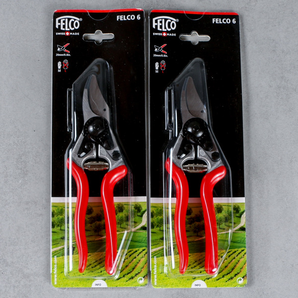 Sekatörer, 2 st, Felco, "Felco 6", oanvända