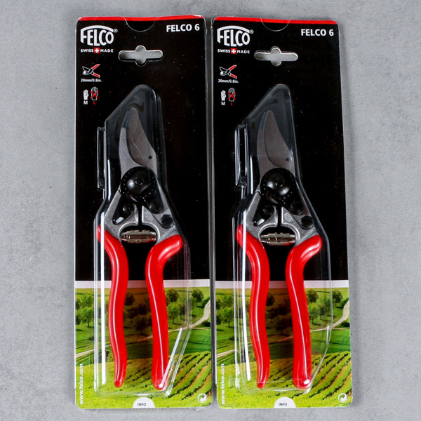 Sekatörer, 2 st, Felco, "Felco 6", oanvända