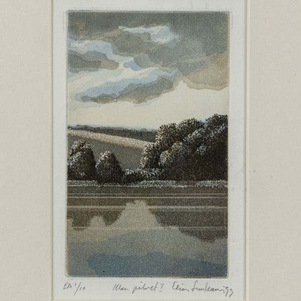 Elina Luukanen, landskap, etsning