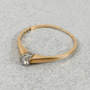 Diamantring, Guld 18k, 1.3g, ca 0.15ct