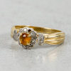 Diamantring, Guld 18k, 4.1g, 17st diamanter