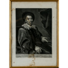 Johann Kupetzky, efter, 5 st, porträtt, mezzotint, 1700-tal