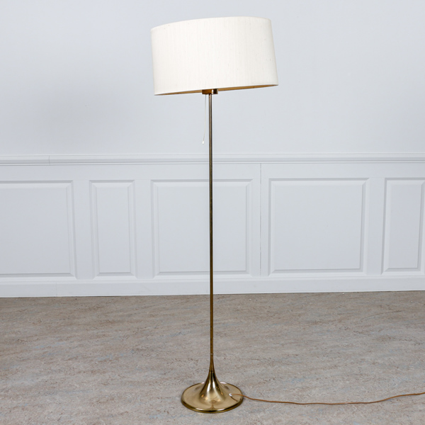 Alf Svensson & Yngvar Sandström, Bergbom, "G-024/026", golvlampa mässing, 1960-tal