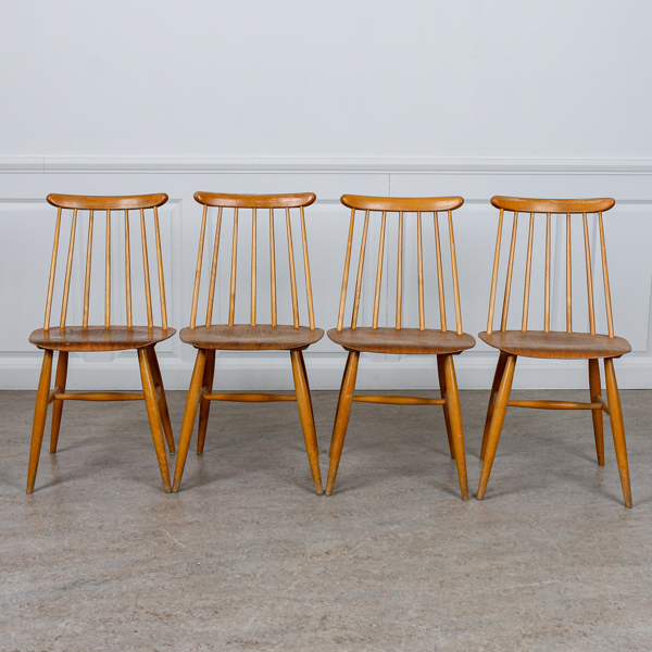 Pinnstolar, 4 st, "Fanett", Ilmari Tapiovaara, Edsbyverken