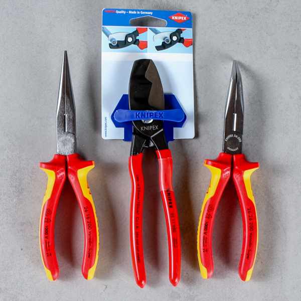 Knipex, tänger, 2616200, 2626200 samt kabelsax, Knipex 9511200