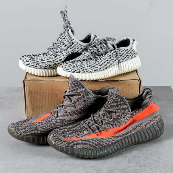 Adidas, 2 par, stl 43 samt 37 1/3