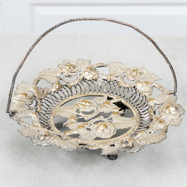 Gallerskål, försilvrad metall, 1900-tal