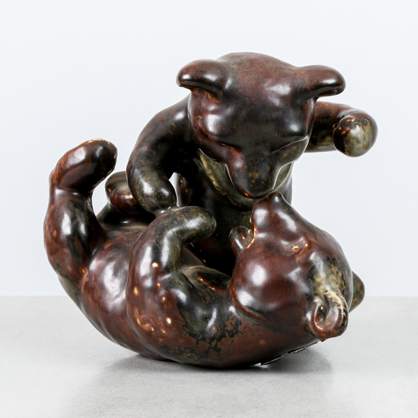 Karl Glösser, "Lekande björnar", figurin, Rörstand