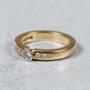 Diamantring, Guld 18k, 7.8g, 0.24ct