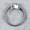 Diamantring, Guld 18k, 4.3g, 0.37ct