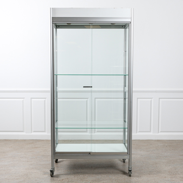 Monterskåp / vitrin med belysning