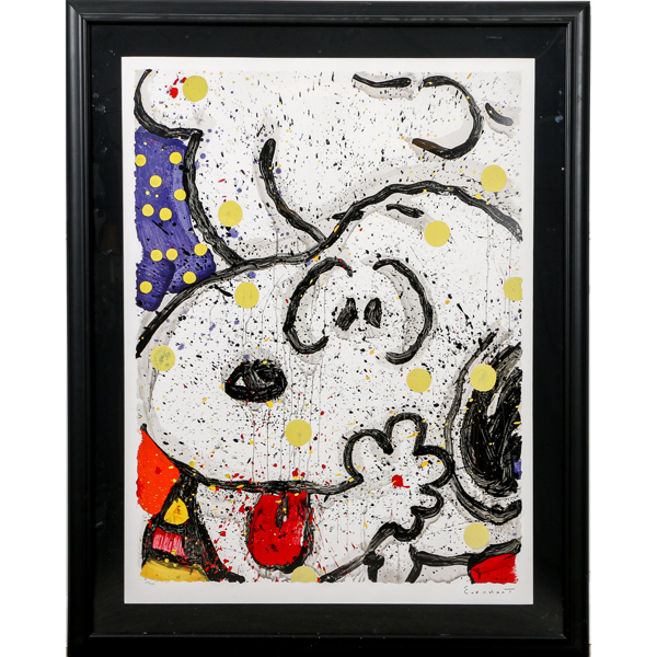 Tom Everhart, "My main squeeze", litografi, signerad