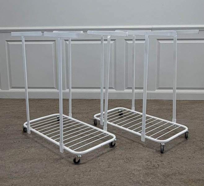 Säckvagnar, dubbel, 2 st, metall, 2000-tal