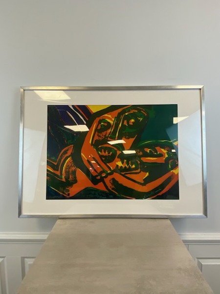 Bengt Lindström, komposition, litografi, signerad