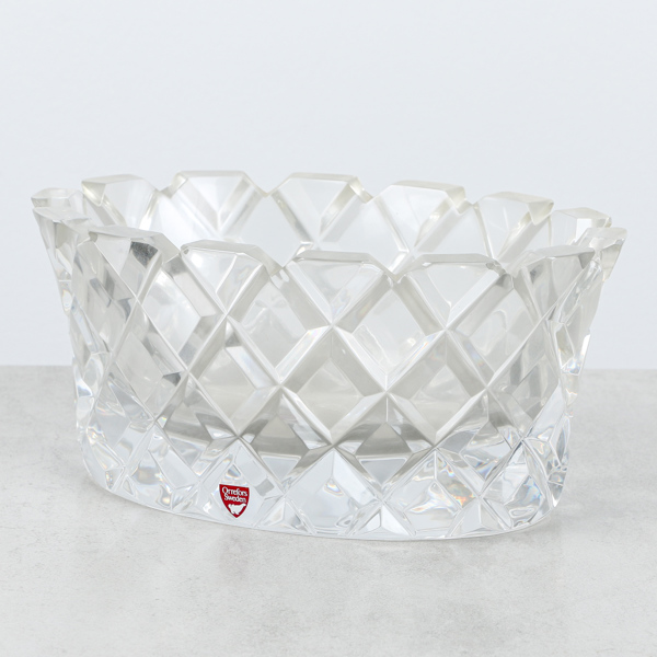 Gunnar Cyrén, "Sofiero", kristallskål, Orrefors