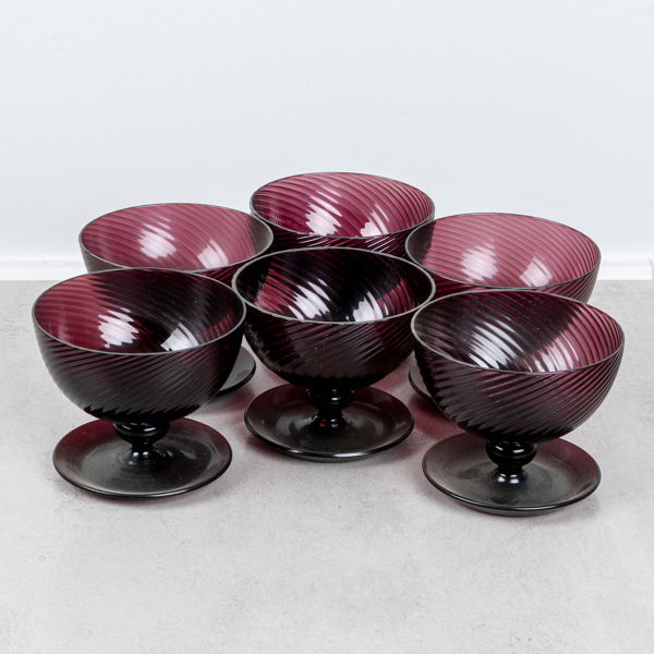 Dessertskålar, Gullaskruf, 6 st