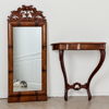 Spegel med bord, mahogny, nyrokoko, 1800-talets andra del