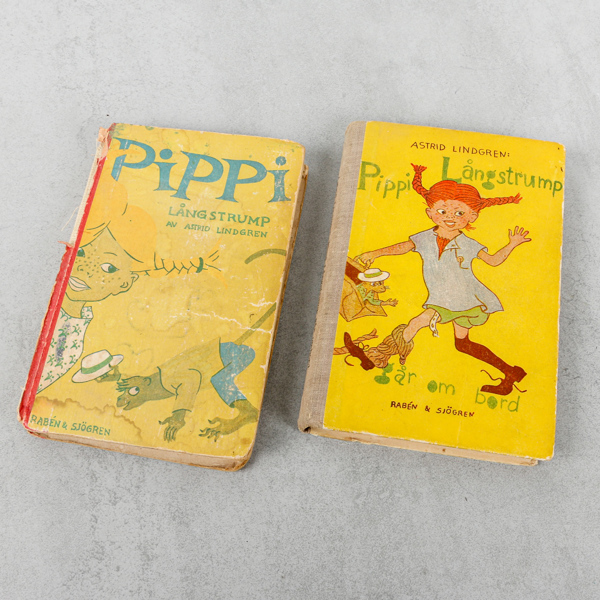 Pippi Långstrump, "Går ombord", första upplaga, 1946, Rabén och Sjögren