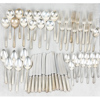 Besticksuppsättning, 54 delar, Sterling silver, 2770g
