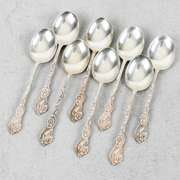 Moccaskedar, 8st, silver, 63g