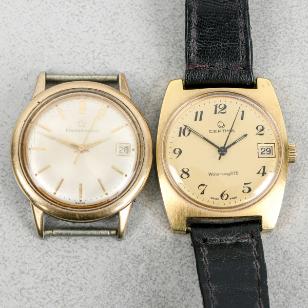 Herrarmbandsur, 2st, Certina och Eterna, Ø32.5-35mm